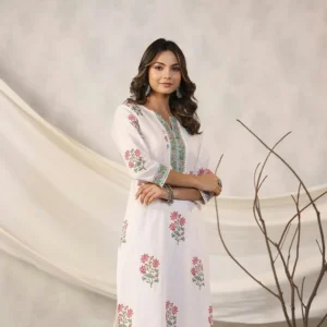 Anarkali flared kurti