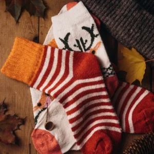 Baby winter cap and socks set