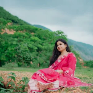 Block print cotton kurta