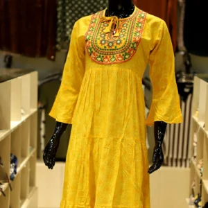 Cotton straight kurti