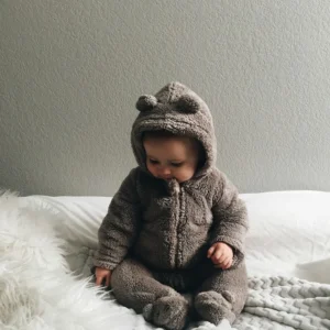 Fleece hoodie, ages 4 to 10