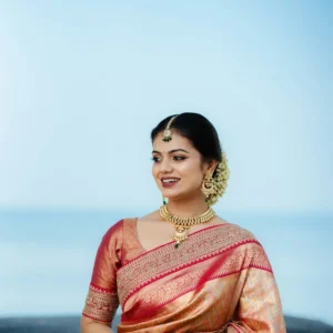 Kanjivaram style silk saree