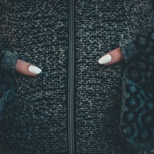Knitted pullover sweater