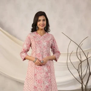 Rayon printed kurti